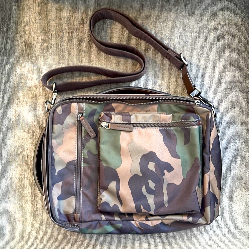 Fossil Camo Laptop Bag